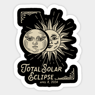 Total Solar Eclipse 2024 Sticker